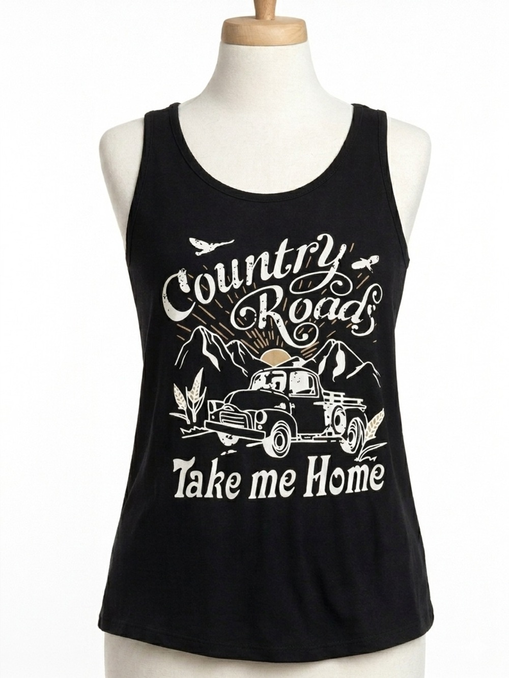 Country Roads Take Me Home Graphic Tank Western Boho Country Concert Festival